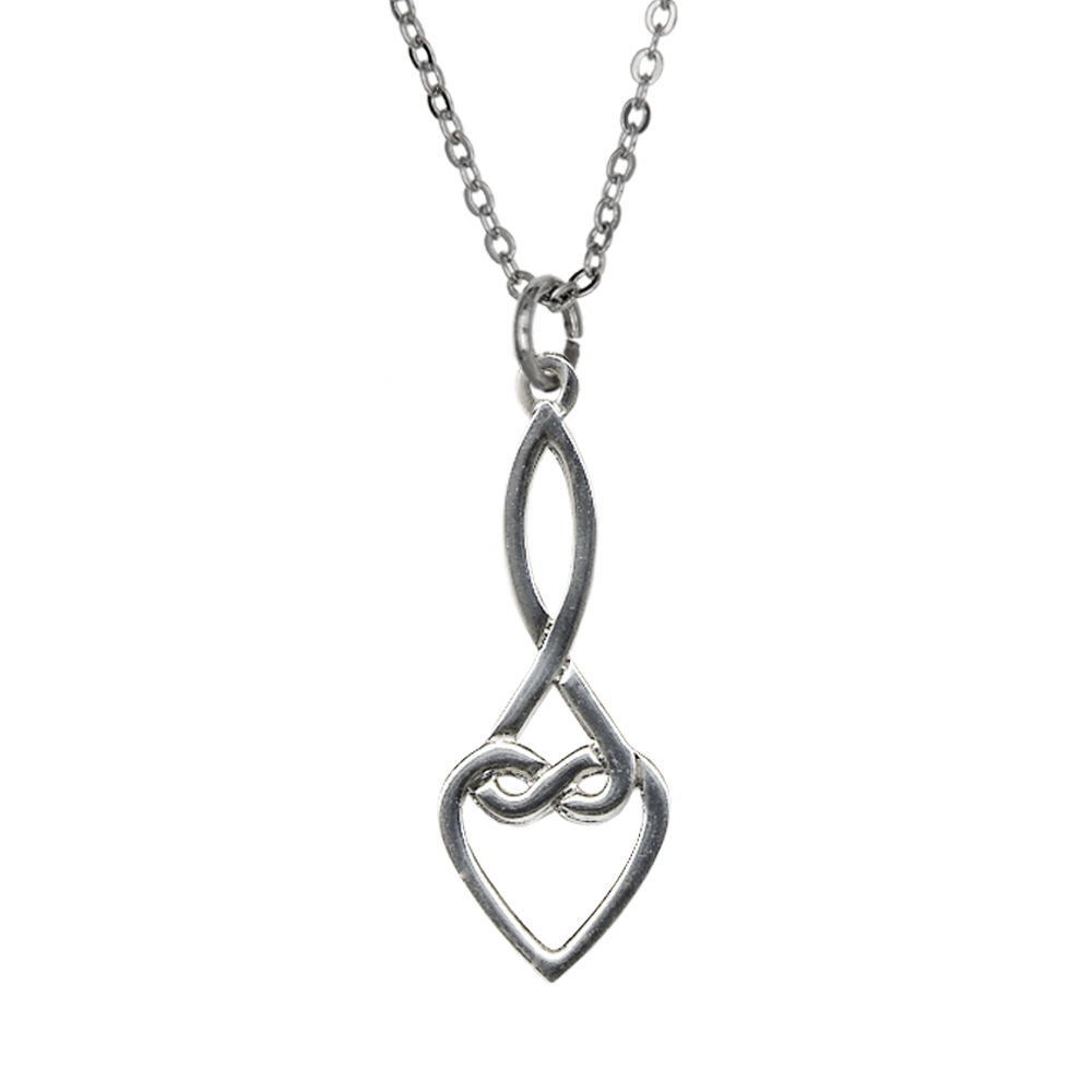 Jura Knot Heart Pendant - Click Image to Close